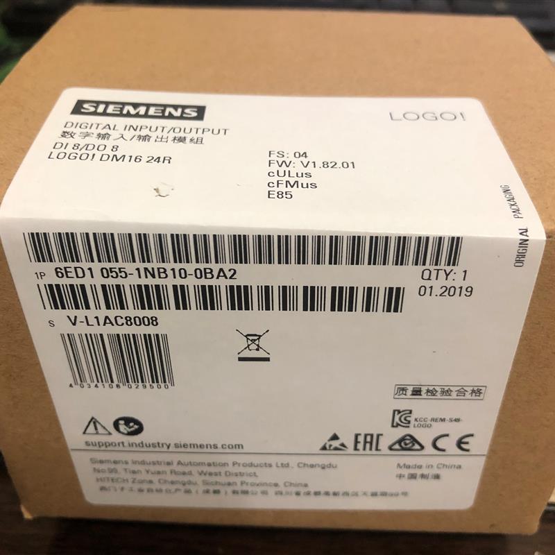 6ED1055-1MB00-0BA2LOGO DM8 12/24R 扩展6ED10551MB000BA2