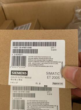 ET200 模拟量输出模块6es7135-4fb01/4gd01-0ab0