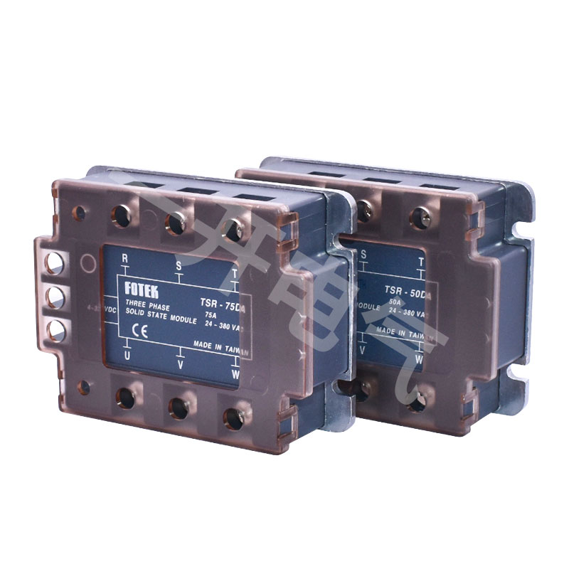 FOTEK阳明三相固态继电器模组TSR-40DA/10DA/25DA/50DA/75DA-H