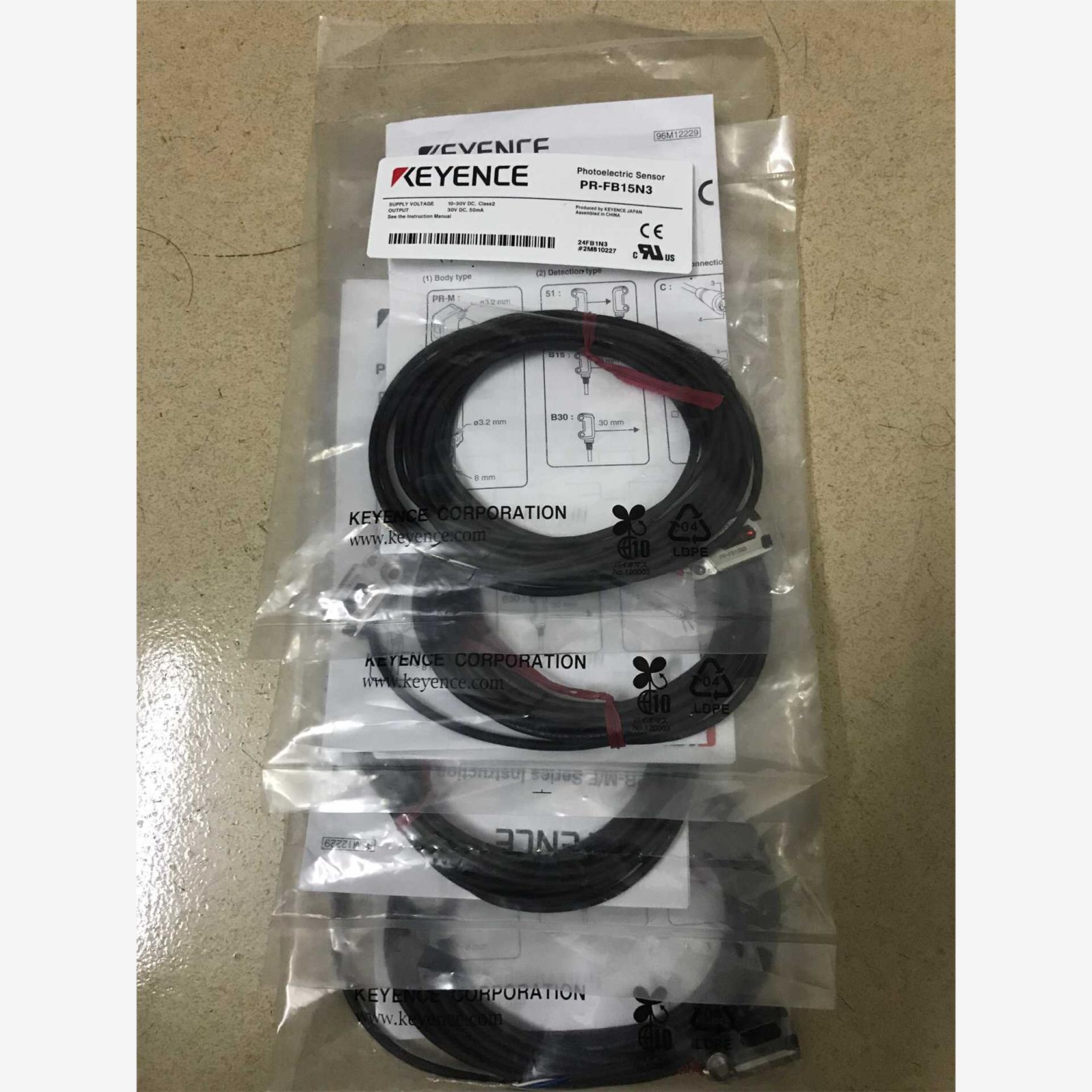 基恩士 全新传感器PR-FB15N3 原包装正品