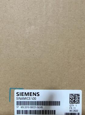 西门子变频器V20 6SL3210-5BE31-5UV0 1