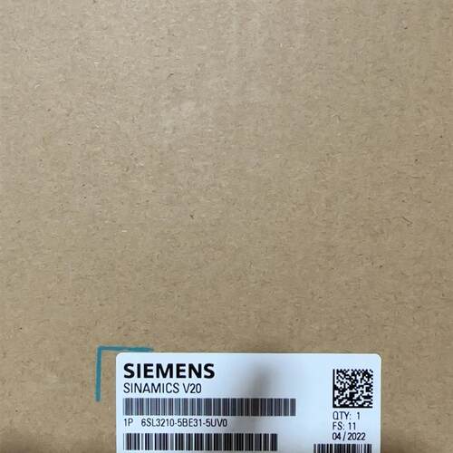 西门子变频器V20 6SL3210-5BE31-5UV0 1