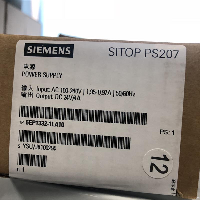 6EP1332-1LA10SITOP PS207 24 V/4 A 电源 6EP1 332-1LA10