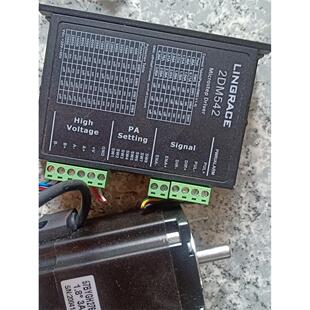 菱赛2DM542驱动器 电机一套，二手拆机，功能包好，成色可