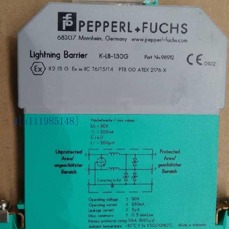 全新P+F倍加福浪涌保护器 K-LB-2.30G原装现货098912