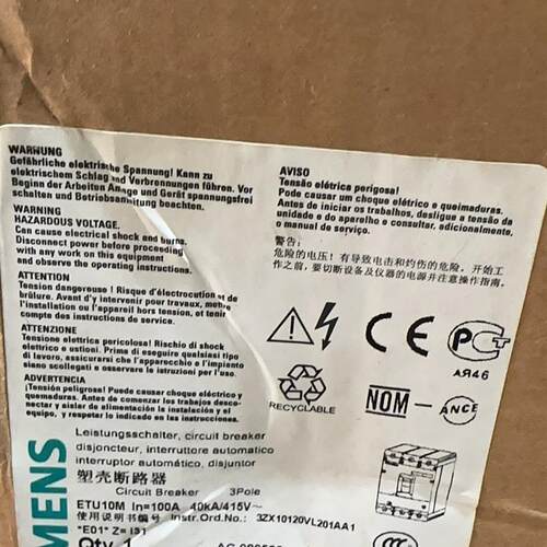 西门子塑壳断路器 3VL2710-1AP33-0AB1 3V