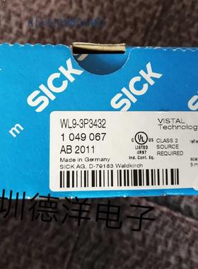 德国SICK西克1049067 WL9-3P3432传感器原装现货