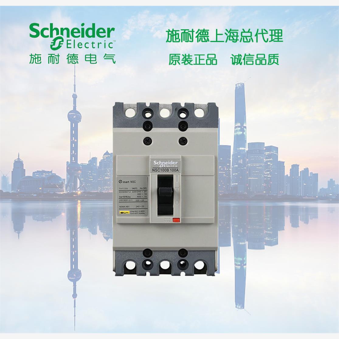 【库存现货正品】施耐德塑壳断路器NSC 空开 3P 60A    NSC60E306