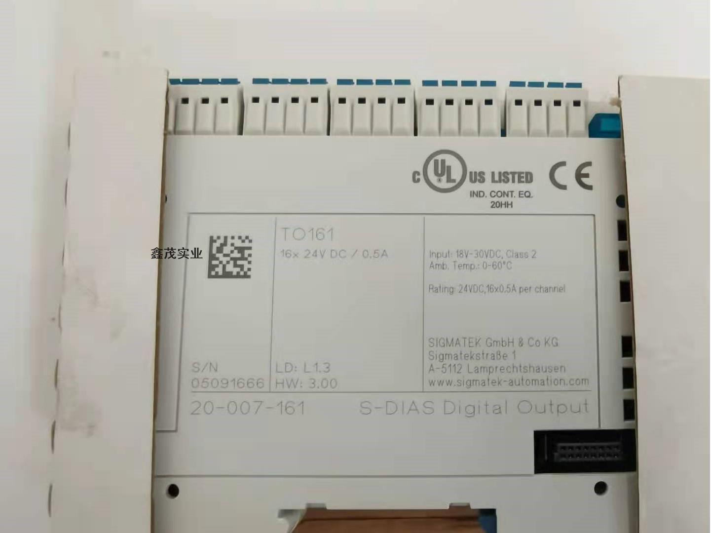 SIGMATEK ICA011 20-102-011 VI021 20-003-021 TO161 20-007-161