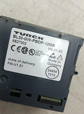 图尔克 耦合器 BL20-GW-DPV1 6827234 旧