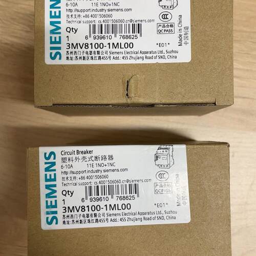 西门子断路器 3MV8100-1ML00 全新