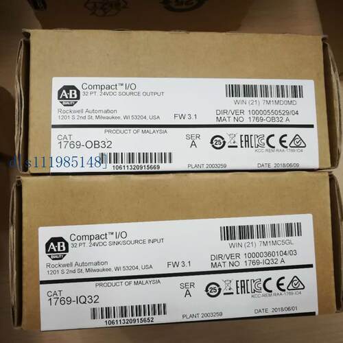 1769-IQ32 AB CompactLogix D/I模块,全新原装未拆封