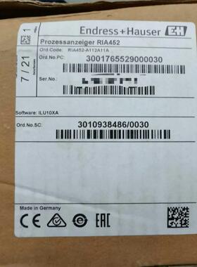 E+H 数显仪 RIA452-A112A11A 带泵控制功能