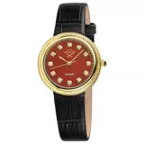 Gv2 от gevril arezzo mss quartz watch pointer кожаный ремешок модные повседневные часы