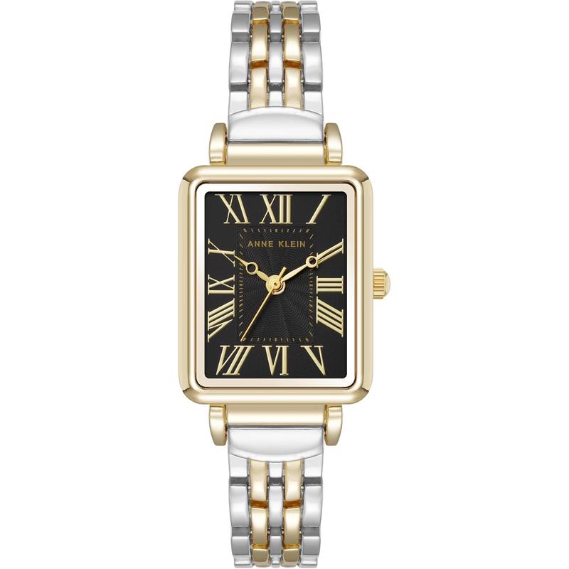 ANNE KLEIN安妮克莱因女士腕表防水夜光计时走时金属双色钢带