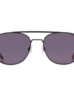 代购Hugo Boss男士太阳镜防紫外线红镜片遮光清晰视野飞行员款