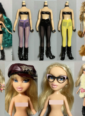 小6分玩具娃娃衣服帽子墨镜辣妹娃娃人偶ob公仔BJD阿已换装娃衣