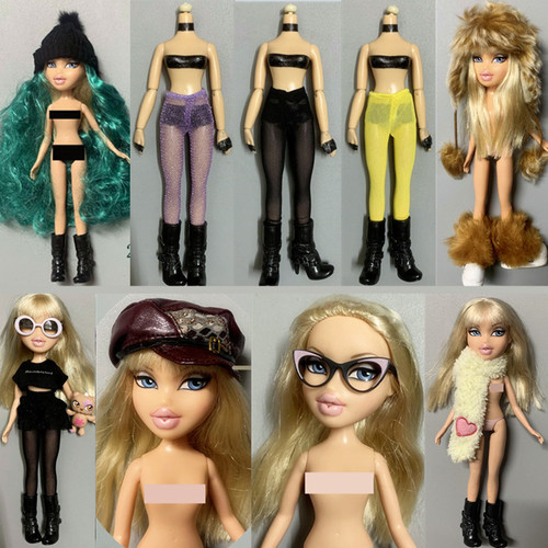 小6分玩具娃娃衣服帽子墨镜辣妹娃娃人偶ob公仔BJD阿已换装娃衣