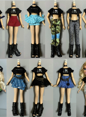 小6分换装娃娃衣服连衣裙娃娃人偶公仔ob娃娃BJD阿已出逃体衣服8