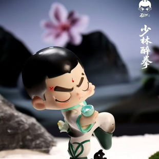 功夫小和尚功夫小和尚少林功夫文创系列盲盒手办摆件潮玩桌面摆件
