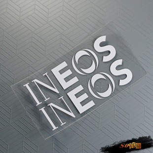 INEOS英力士自行车座管座贴纸公路车架环法赛车户外车贴防水防晒