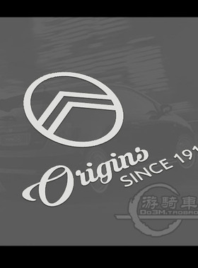 S805 适用于雪铁龙百年纪念版LOGO 美国进口反光膜制作汽车贴纸