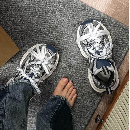 巴黎3xl老爹鞋莆田男鞋ins潮增高九代女鞋2025厚底级感休闲运动鞋