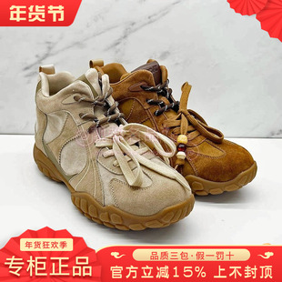 正品KISS CAT/接吻猫女鞋2025冬新款休闲舒适高帮鞋KA65892-50