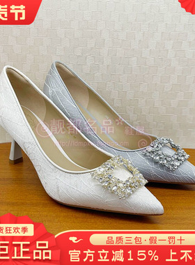 正品蹀愫ts女鞋2026春新款百搭细跟金属饰扣舒适单鞋T76103A-04