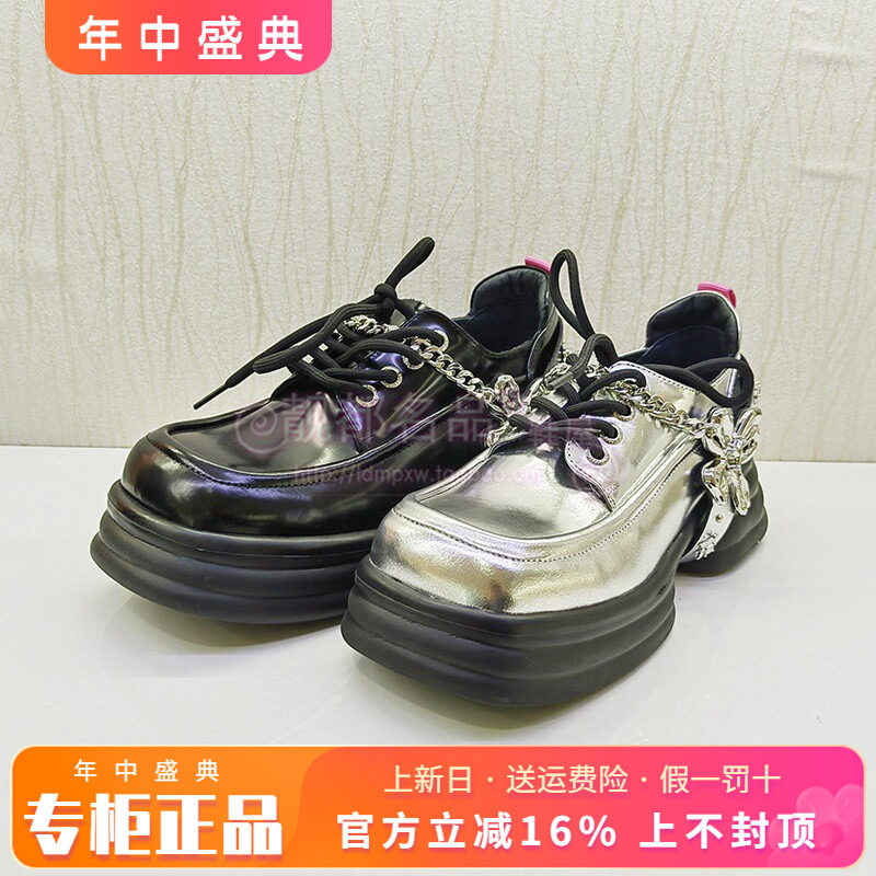 松糕底小皮鞋KissKitty学院风