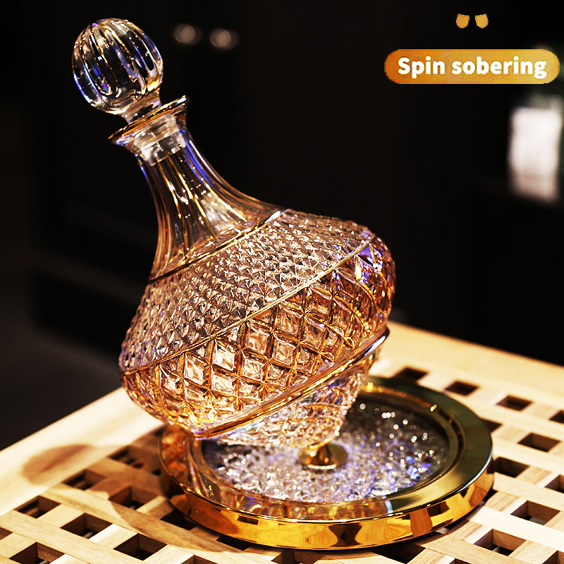 輕奢高檔描金紅酒醒酒器