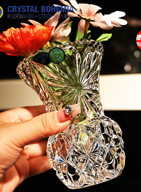 捷克BOHEMIA单只插花花瓶