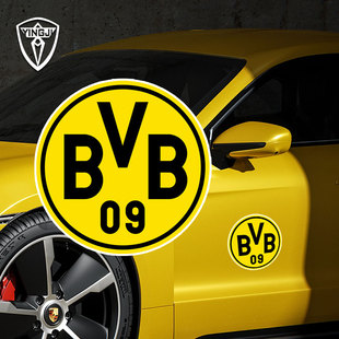 德甲联赛多特蒙德弗赖堡科隆柏林联合球队哈兰德足球迷汽车反光贴