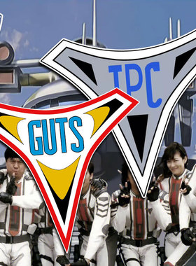 胜利队标GUTS奥特曼怪兽反光车贴电动摩托车身贴后窗玻璃装饰贴