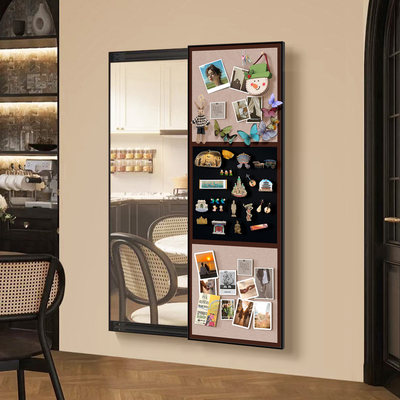 复古磁吸隐藏式可关闭全身镜挂画