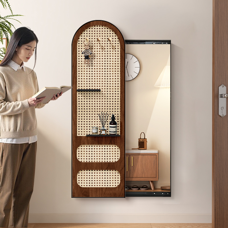 隐藏式全身镜子壁挂穿衣镜装饰画