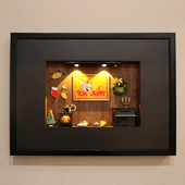 画配电箱装 饰画 画电闸弱电箱壁画 猫和老鼠电表箱遮挡画 画开 关