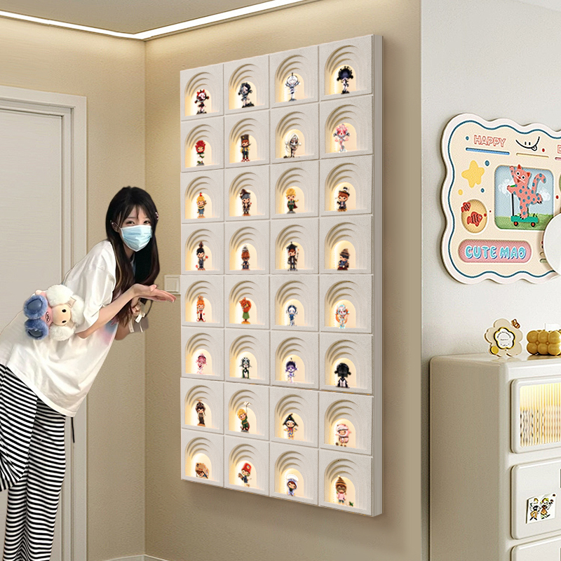 labubu泡泡玛特装饰画玄关挂画