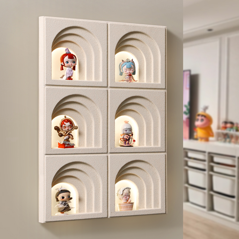 网红盲盒展示架电表箱遮挡装饰画