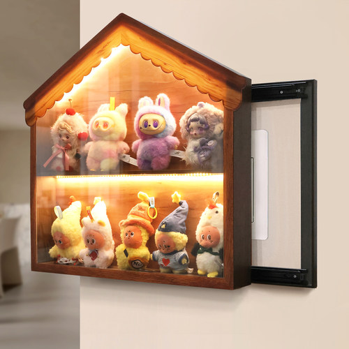 防尘电表箱装饰画盲盒收纳展示架