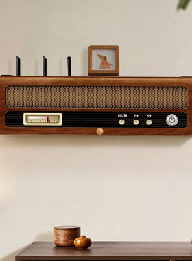 wifi光猫路由器放置架收纳盒上墙