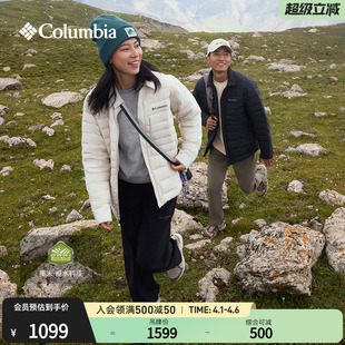 Columbia哥伦比亚户外男女拒水650蓬鸭绒排骨保暖羽绒服WE3824