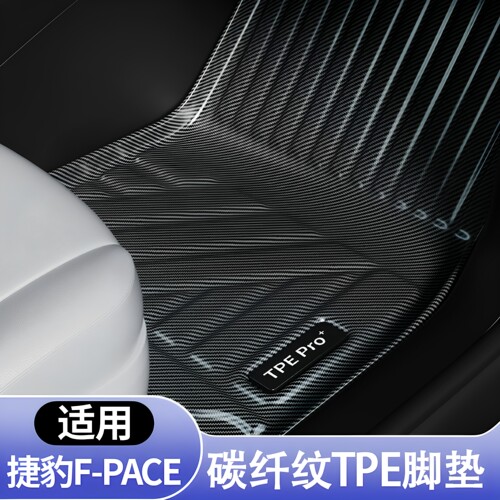 捷豹PACE专用全包围TPE脚垫