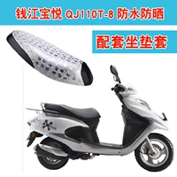 Qianjiang Baoyue QJ110T-8 xe máy mùa hè mùa đông cách nhiệt đệm che nắng chống nắng bọc ghế da - Đệm xe máy yên xe nouvo 4