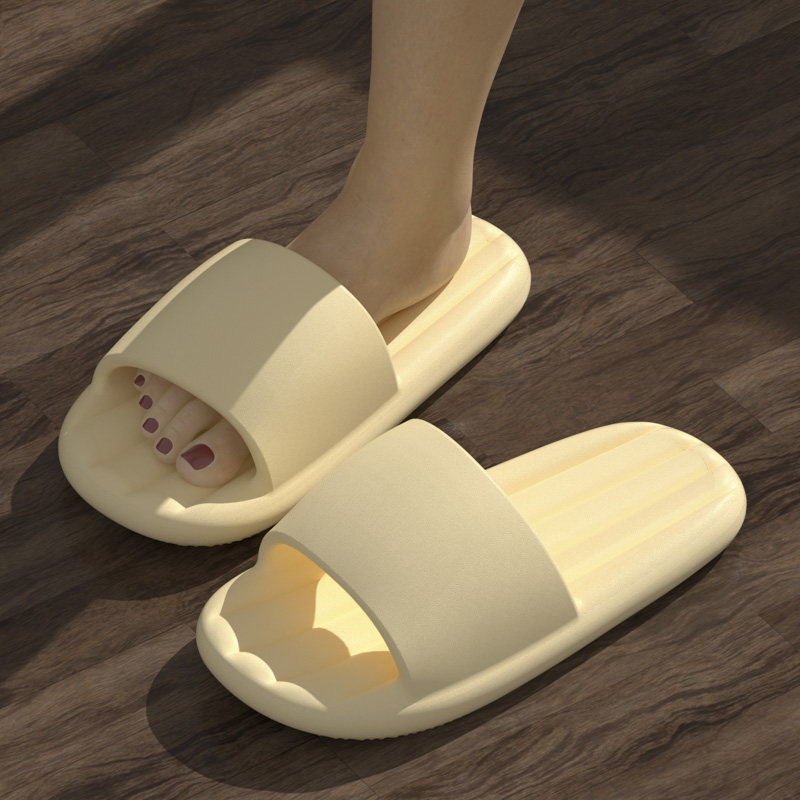 芭蕉扇凉拖鞋女浴室情侣拖鞋男踩屎感室内居家简约防滑待客用厚底