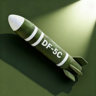 超大东风5c抱枕覆盖全球汽车载导弹挂件df5c玩偶公仔模型毛绒玩具