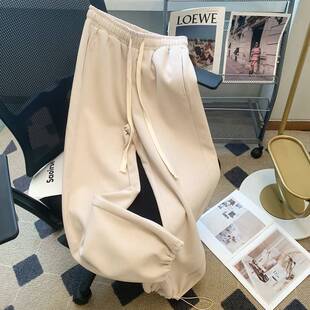 300斤松紧休闲运动休闲百搭高腰百搭卫裤 实拍 4色华棉320克特大码