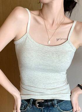 定制H295雪花小吊带女性感内搭夏季新款外穿绝美上衣无袖打底衫
