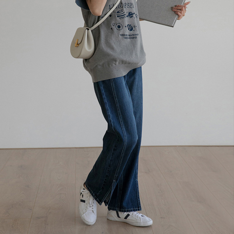 大码女装牛仔裤长裤适中