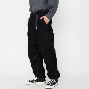 紫*标灯芯绒5156抽绳宽松束腿工装裤 CARGO CORDUROY PANTS